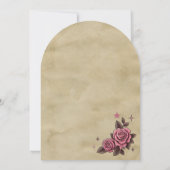 Roze Ponyfeest Kaart (Achterkant)