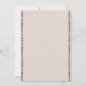 Roze pony's Bridal Shower Invitation, Weddenschap Kaart (Achterkant)