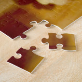  roze pony's Floral Bouquet Legpuzzel (Zijkant)