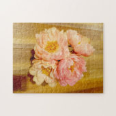  roze pony's Floral Bouquet Legpuzzel (Horizontaal)