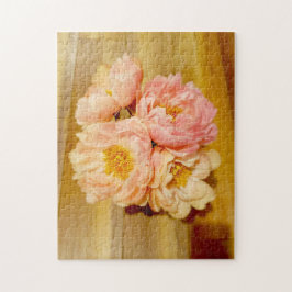  roze pony's Floral Bouquet Legpuzzel