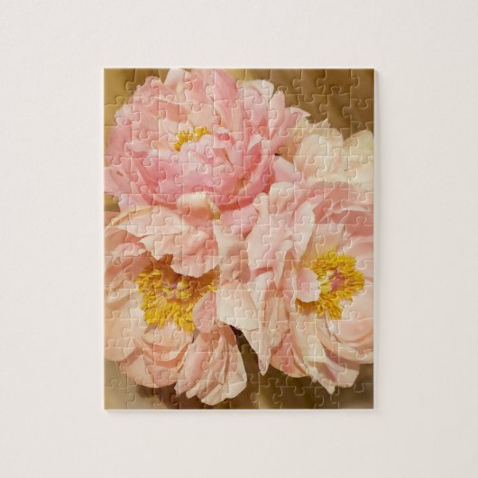  roze pony's Flowers Bouquet Legpuzzel (Verticaal)