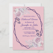 Roze pony's Paars geometrisch Lijst Kaart (Voorkant)