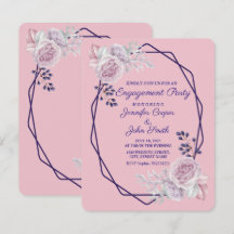 Roze pony's Paars Geometrisch Lijst Verloving