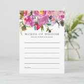  roze pony's Vrijgezellenfeest - advies Kaart (Staand voorkant)