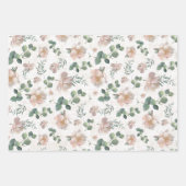 Roze pony's Weddenschap Gift Wrap Inpakpapier Vel (Voorkant 2)