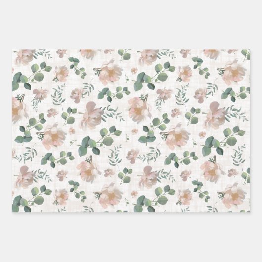 Roze pony's Weddenschap Gift Wrap Inpakpapier Vel (Voorkant 2)