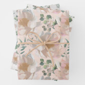 Roze pony's Weddenschap Gift Wrap Inpakpapier Vel (In situ)