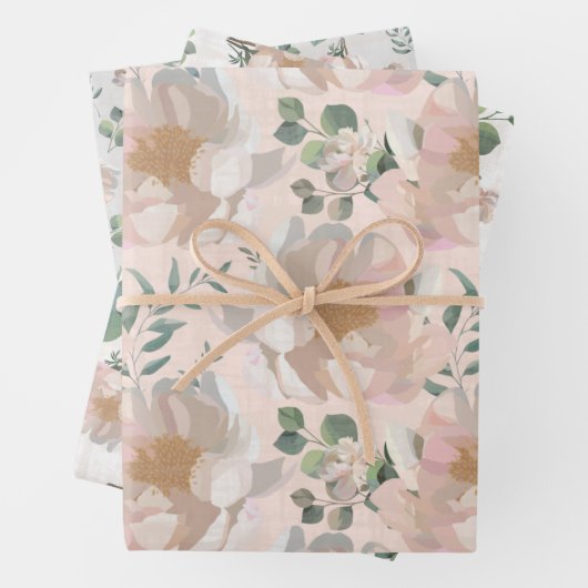 Roze pony's Weddenschap Gift Wrap Inpakpapier Vel (In situ)