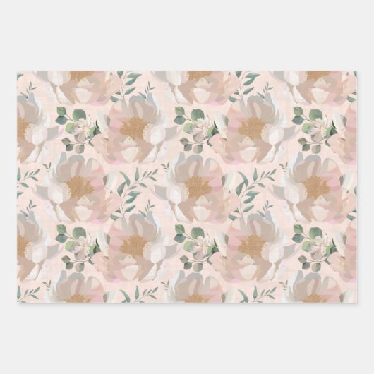 Roze pony's Weddenschap Gift Wrap Inpakpapier Vel (Voorkant)