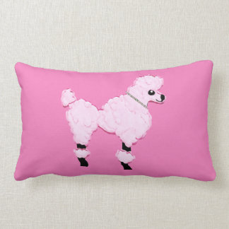 Roze Poodle Lenden Kussen