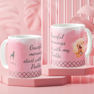 Roze Poodle Mok – Persoonlijke Naam & Foto