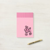 Roze Poodle Post It Notities Post-it® Notes (Op bureau)