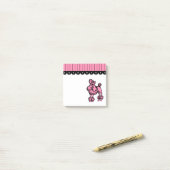 Roze Poodle Post It Notities Post-it® Notes (Op bureau)