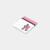 Roze Poodle Post It Notities Post-it® Notes (Schuin)