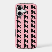 Roze Poodle Rok Geïnspireerde iPhone 5/5S Hoes