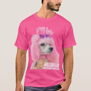 Roze Poodle-shirt, poedel-shirt T-shirt