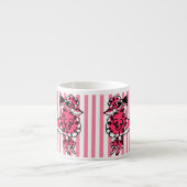 Roze Poodle uit de jaren 50 Espresso Kop (Voorkant)
