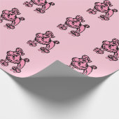 Roze Poodles Inpakpapier (Hoek)