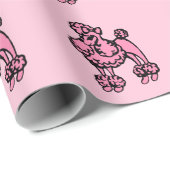 Roze Poodles Inpakpapier (Rol Hoek)