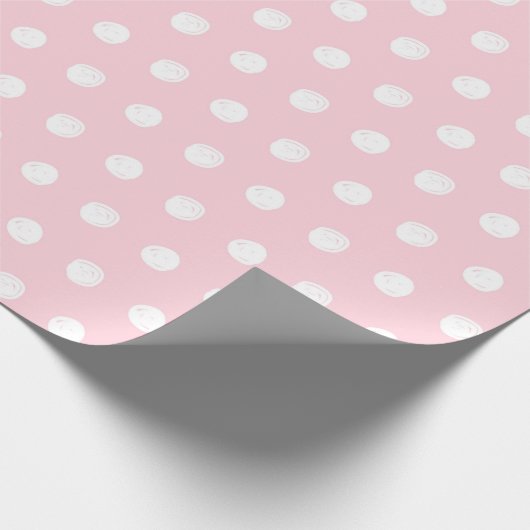 Roze pooldot papier (Hoek)