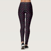 Roze pooldots 2 leggings (Achterkant)
