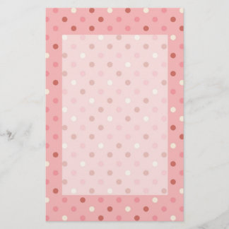 roze pooldots briefpapier