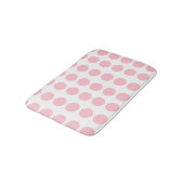 Roze pooldots design badmat (Gekanteld)