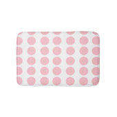 Roze pooldots design badmat (Voorkant)