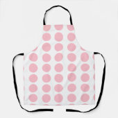 Roze pooldots design schort (Voorkant)
