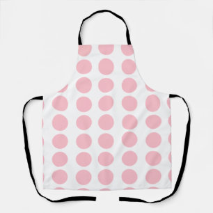 Roze pooldots design schort