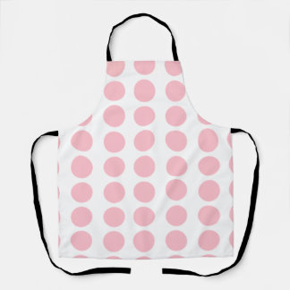 Roze pooldots design schort