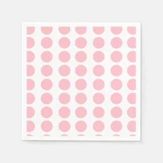 Roze pooldots design servet