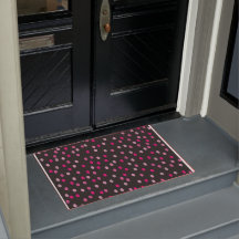 Roze pooldots op zwart