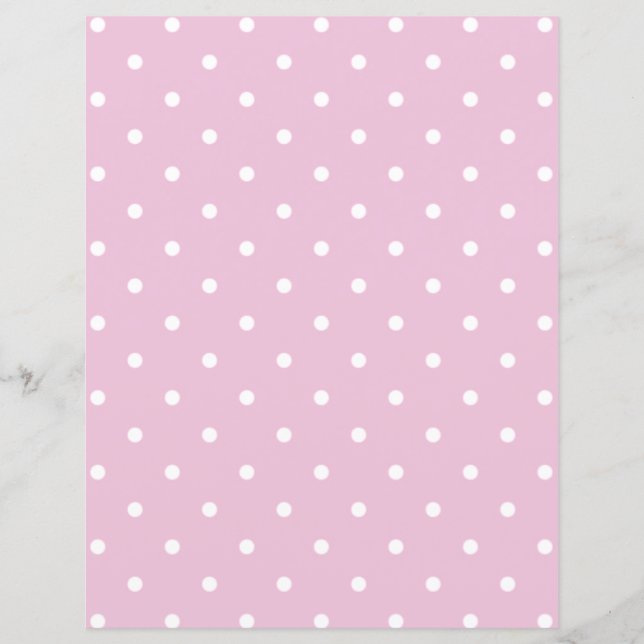  roze pooldots plakboek (Voorkant)