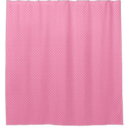 Roze pooldots Shower Curtain Douchegordijn