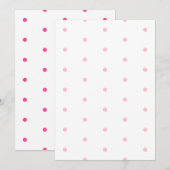 Roze poolgedeponeerd papier (Voorkant / Achterkant)