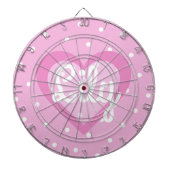 roze poolpunt dartbord (Voorkant)