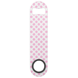 Roze poolpunten met achtergrond speed flessenopener