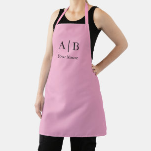 Roze Pools Elegant Modern Minimalistisch Monogram Schort
