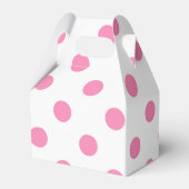 Roze pootpuntvormdoos bedankdoosjes (Achterkant)