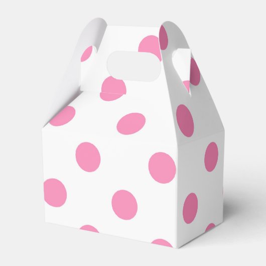 Roze pootpuntvormdoos bedankdoosjes (Achterkant)