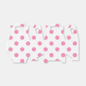 Roze pootpuntvormdoos bedankdoosjes (Uitgevouwen)