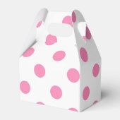 Roze pootpuntvormdoos bedankdoosjes (Voorkant Zijde)