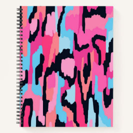 Roze Pop Abstract Notitieboek