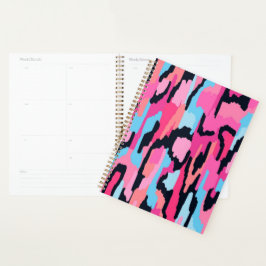 Roze Pop Abstract Planner