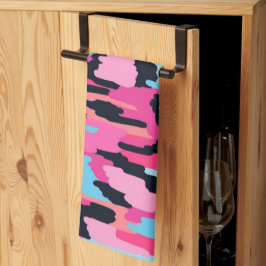 Roze Pop Abstract Theedoek