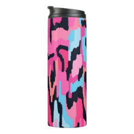 Roze Pop Abstract Thermosbeker