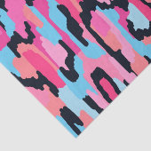 Roze Pop Abstract Tissuepapier (Detail)