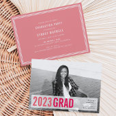 Roze Pop Modern Fotogradatie Partij Kaart